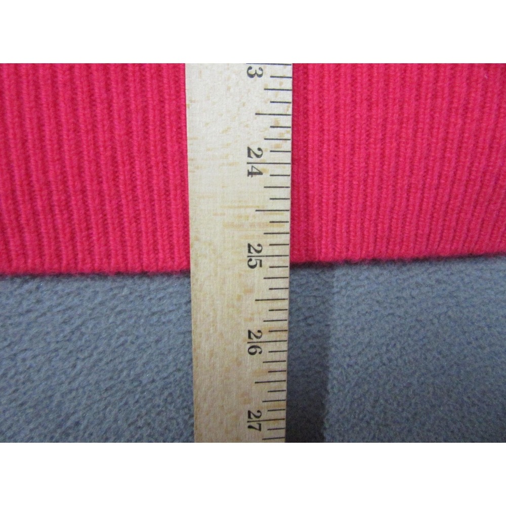 J.Crew Sweater Womens XL Pink Cashmere Mock Neck Pullover Ribbed Fair Trade Cert - Picture 14 of 15